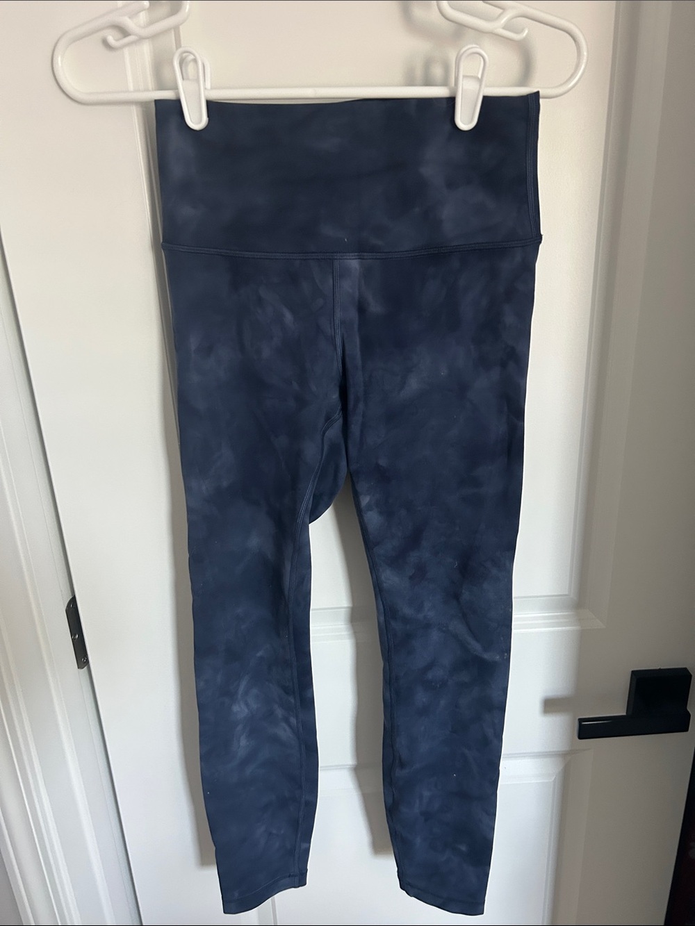 lululemon athletica Navy Tie-Dye High-Rise Leggings